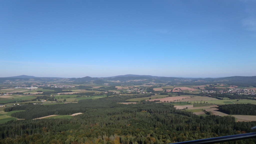Blick vom Rauhen Kulm in Richtung Steinwald